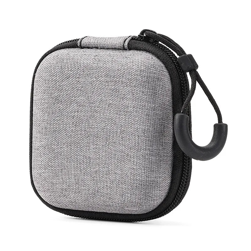 Portable Shockproof Headphone Case Earphone Bag Headset Storage Bag Hard Shell Earphone Accessories memory Card USB Cable