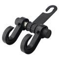 Car Seat Headrest Hook Carbon Fiber Mobile Phone Holder Vehicle Universal Holder Handbag Purse Coat Car Interior Accessories