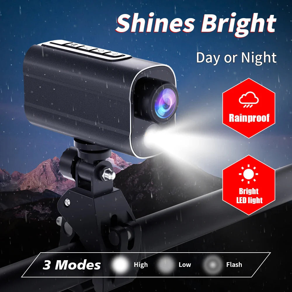 5K Action Camera 30M Waterproof Sport Camera Mini Outdoor Bike Motorcycle Helmet Camera EIS Anti Shake DV Car Video Recorder