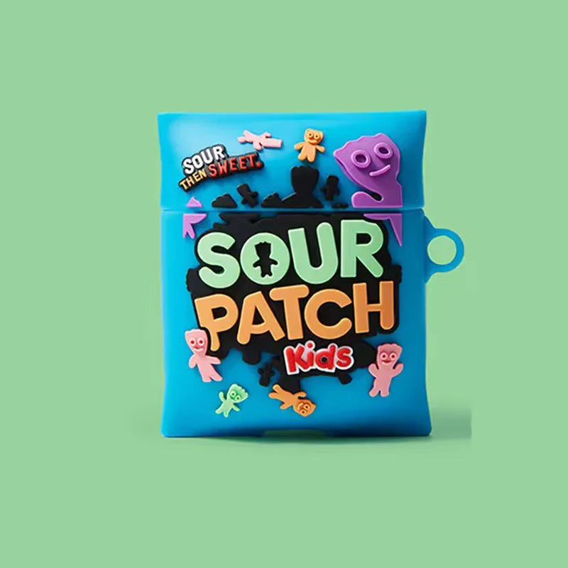 3D Cute Cartoon Creative Earphone Case For Airpods Pro 2 Snack Candy Silicone Soft Charging Box Cover For Airpods 1 2 4 3 2021
