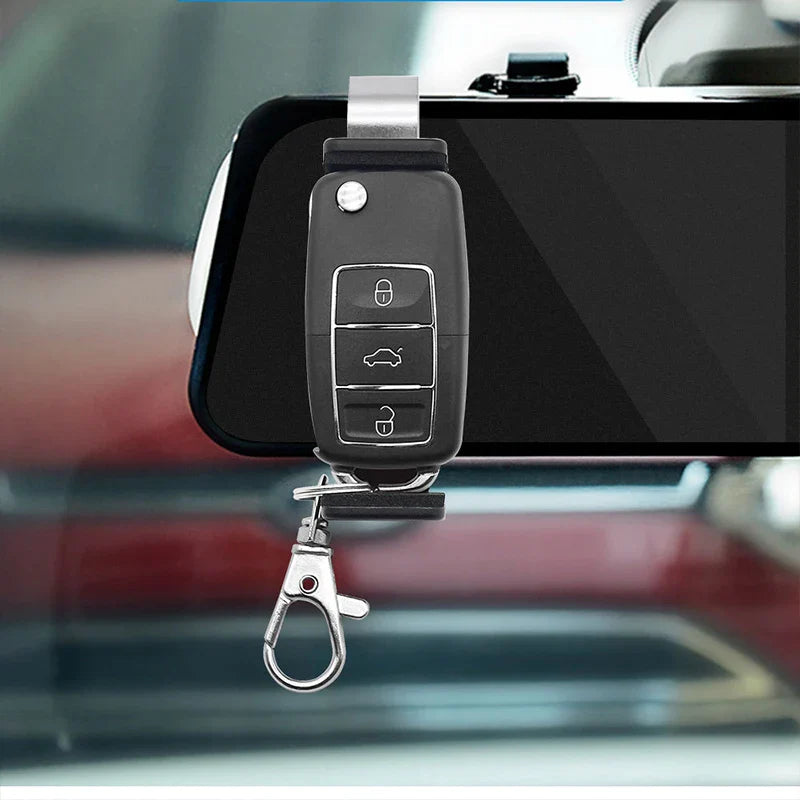 Car Sun Visor Clip Holder Gate Remote 47-68mm for Garage Door Control Car Keychain Barrier Universal Opener Quick Installation