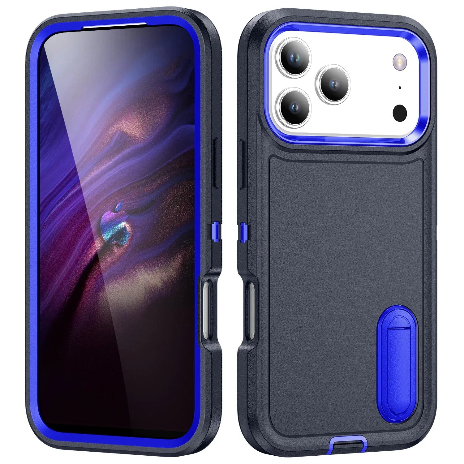 Case For iPhone 17 16 15 14 13 12 11 Pro Max XS Plus Heavy Duty Shockproof Anti-Scratch Rugged Protective with Kickstand Cover