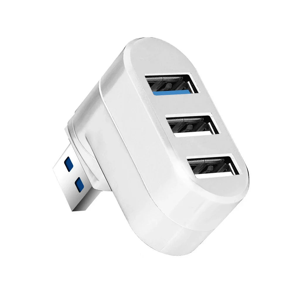 3 Port Multi 2.0 USB HUB Mini USB Hub High Speed Rotate Splitter Adapter For Laptop Notebook For PC Computer Accessories