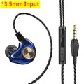 Dynamic HiFi Wired Earphone In Ear Monitor Sport Headphones Bass Stereo Gaming Noise Cancelling Headset Music Earbuds With Mic