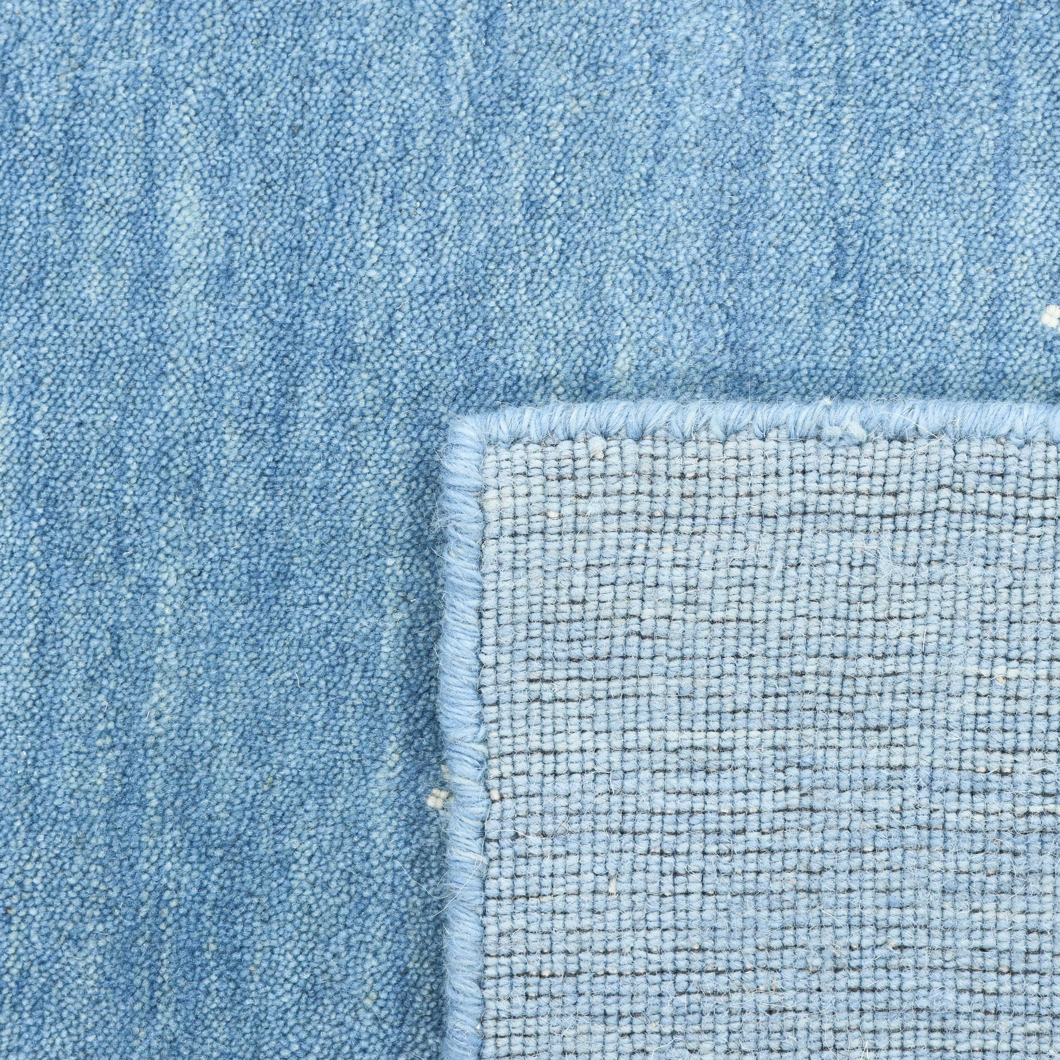 Simi, Handmade Area Rug - Blue