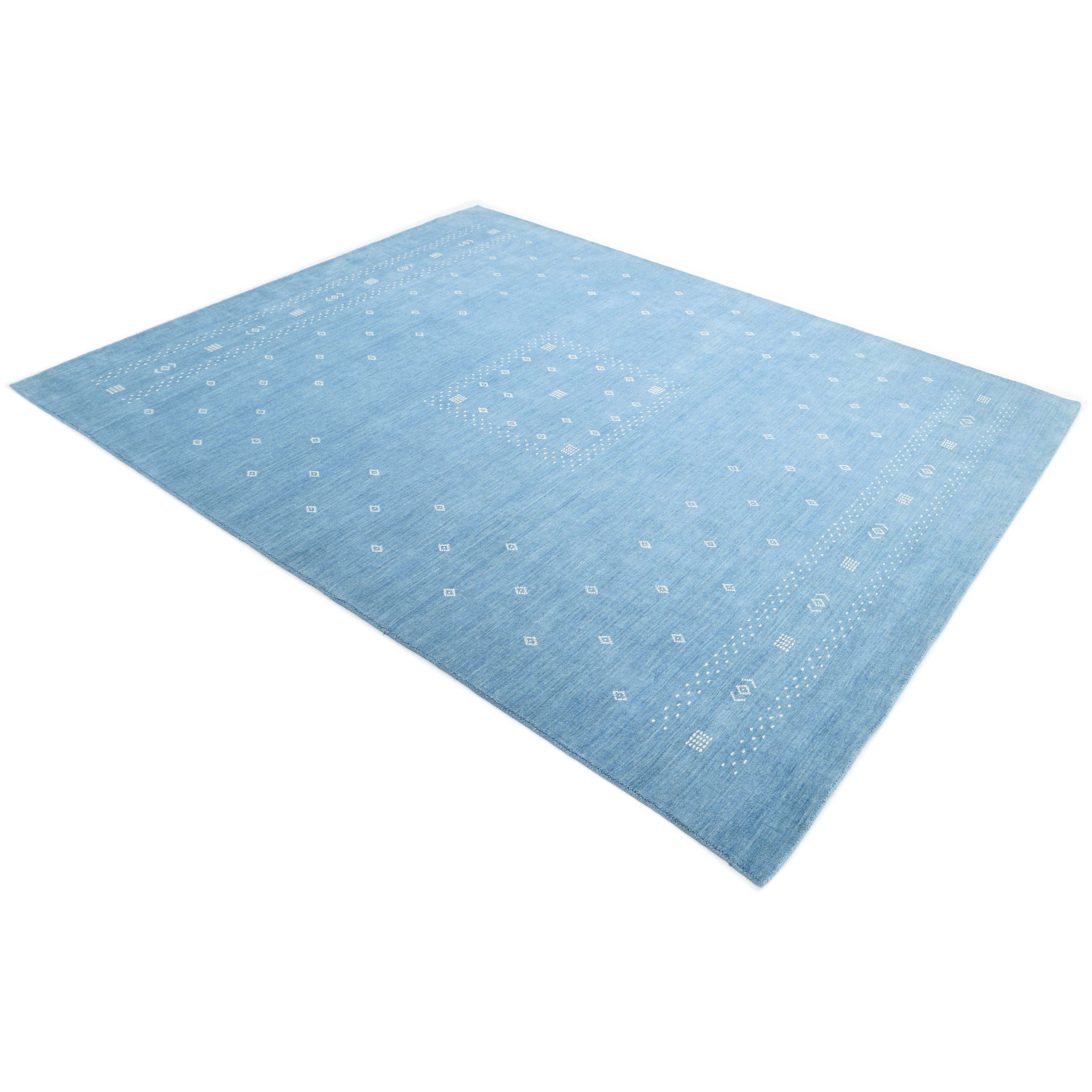 Simi, Handmade Area Rug - Blue
