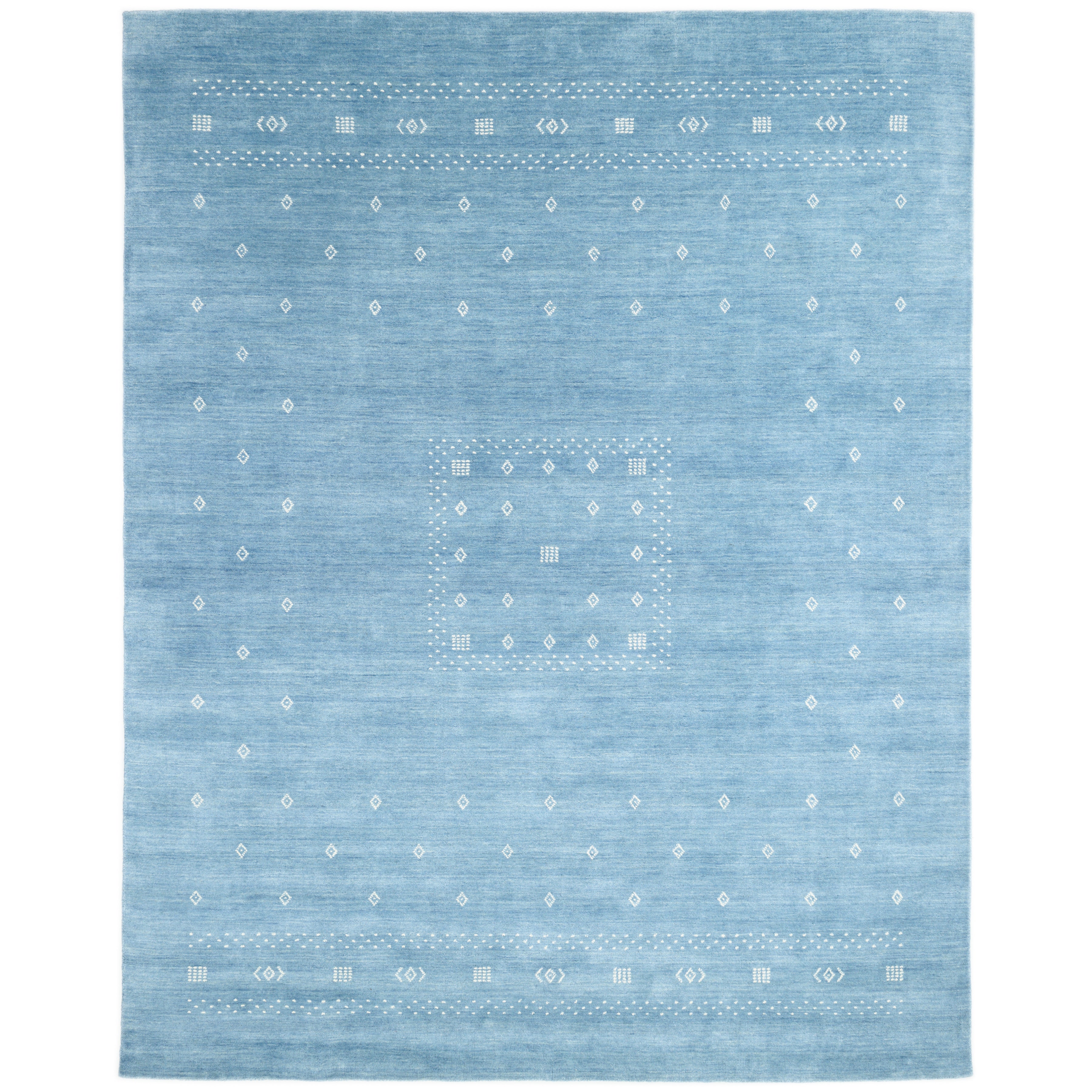 Simi, Handmade Area Rug - Blue