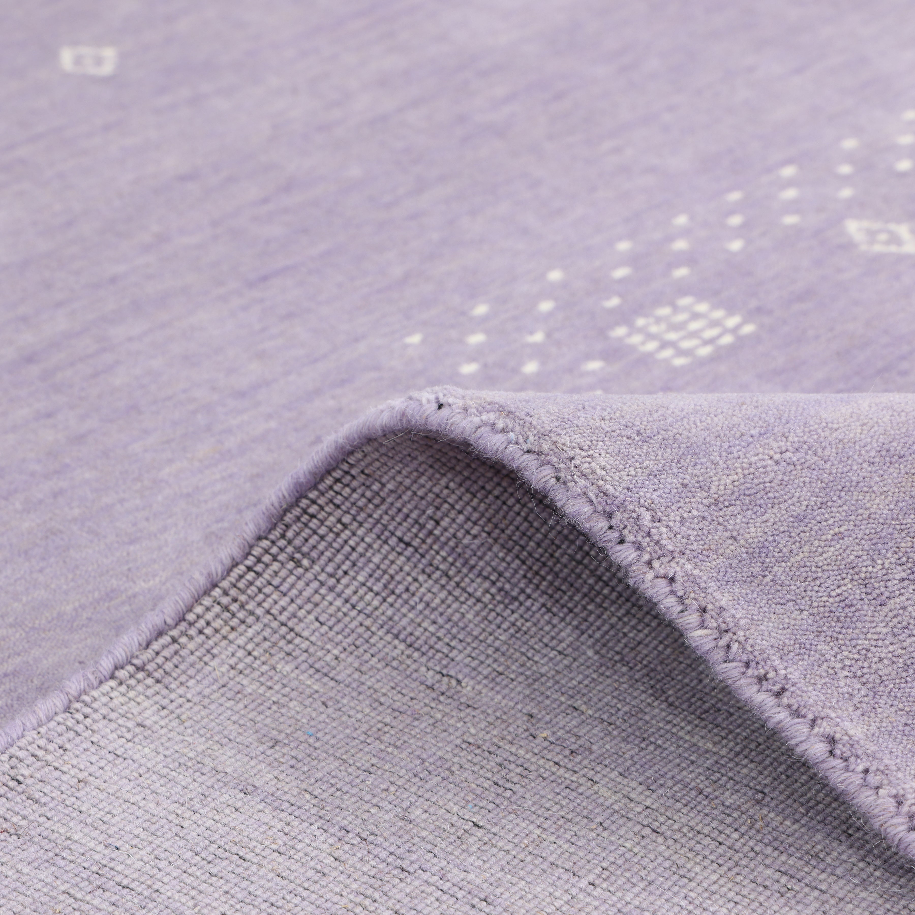 Simi, Handmade Area Rug - Purple