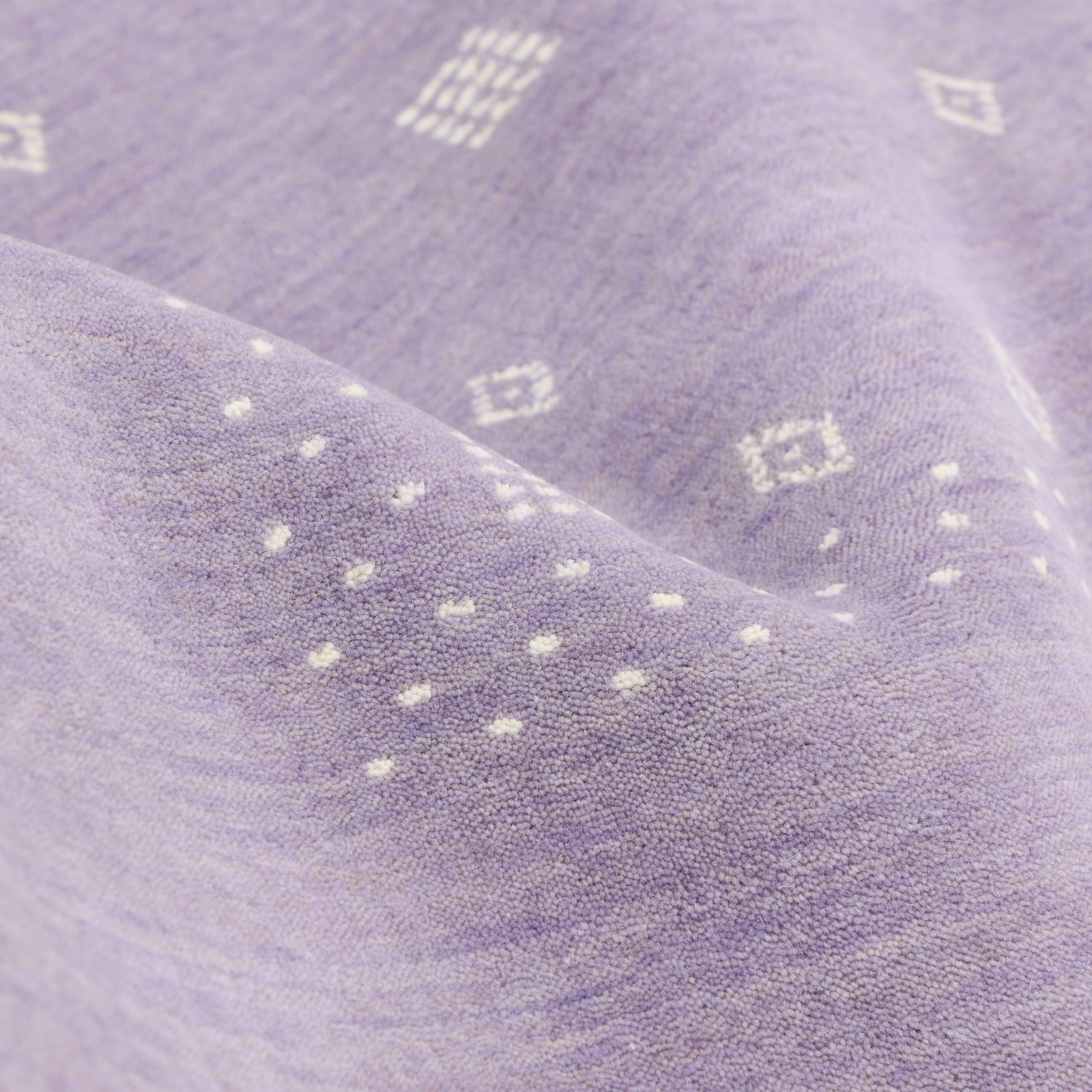 Simi, Handmade Area Rug - Purple