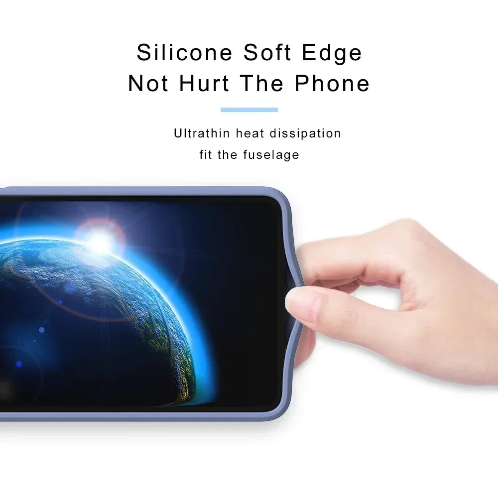 For Samsung S25Ultra S24Ultra Case Soft Liquid Silicone UltraThin Shockproof Phone Back Cover For Galaxy S25Plus S25 S24Plus S24