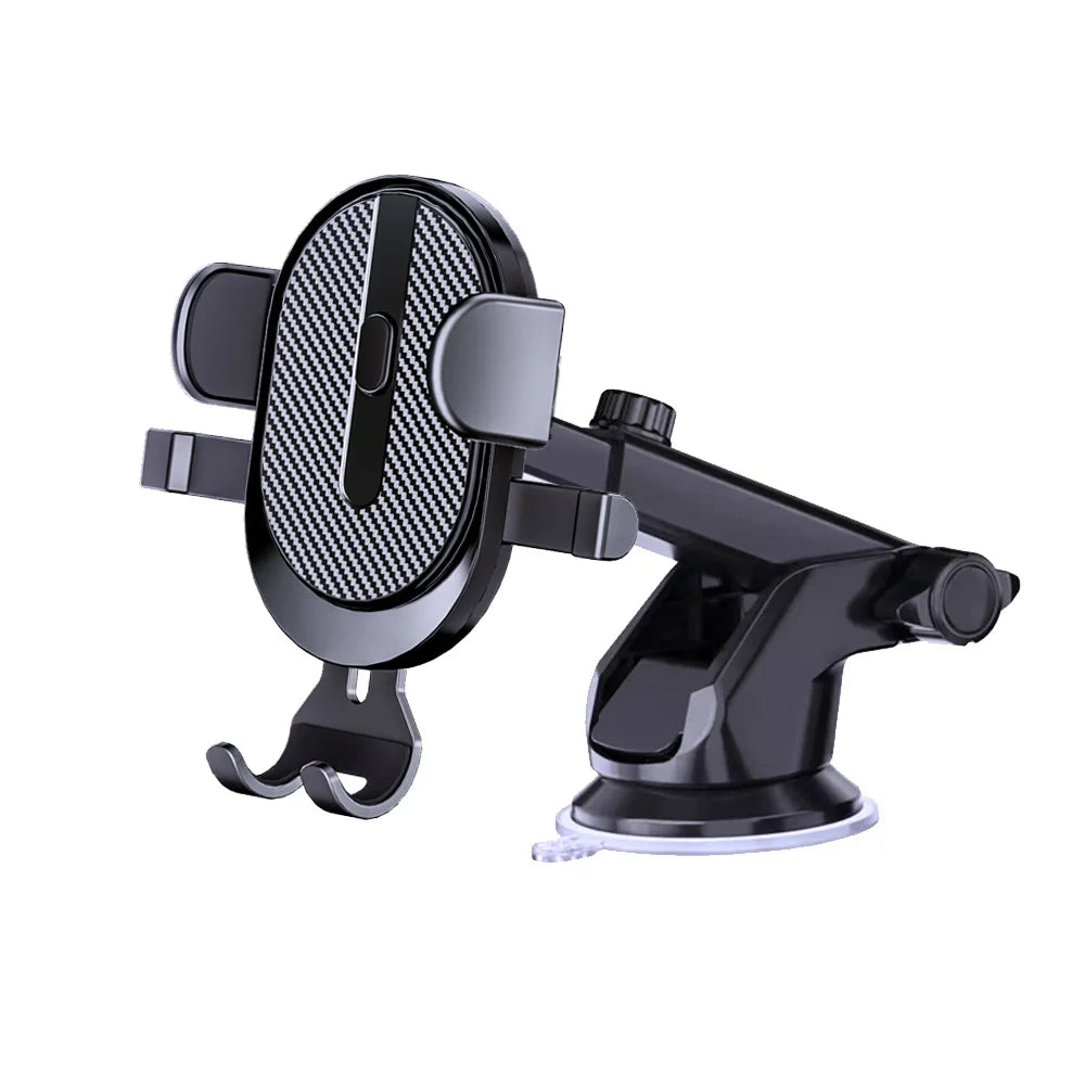 New Car Phone Holder Stand Mount Upgrade Auto Locking Universal Phone Holder with Hook Clip for Car Air Vent for iPhone Samsung