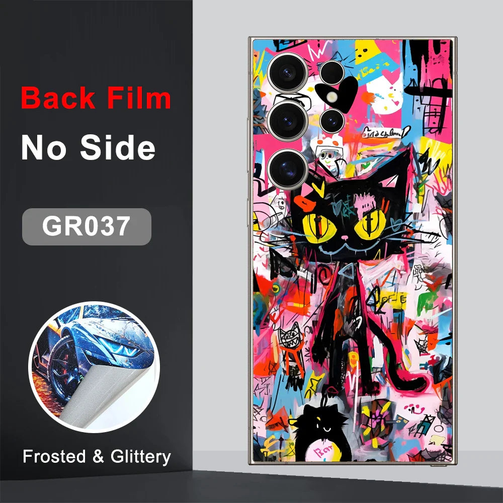 CASEKiTTY Skin Sticker For Galaxy S24 Ultra Back Film Samsung S23 FE S22 S21 Plus Protective Decal Wrap Back Screen Protector