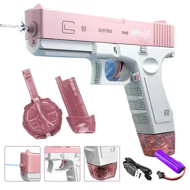 Electric Water Guns For Adults Powerful Squirt  Electric Water Gun Toys Summer Outdoor Beach Toy For boys Children Gifts