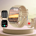 Smart Watch Ftiness Tracker 2.01" Bluetooth Call SmartWatch for Men Women Kids Watch Pedometer IP68 Waterproof 123 Sports Modes
