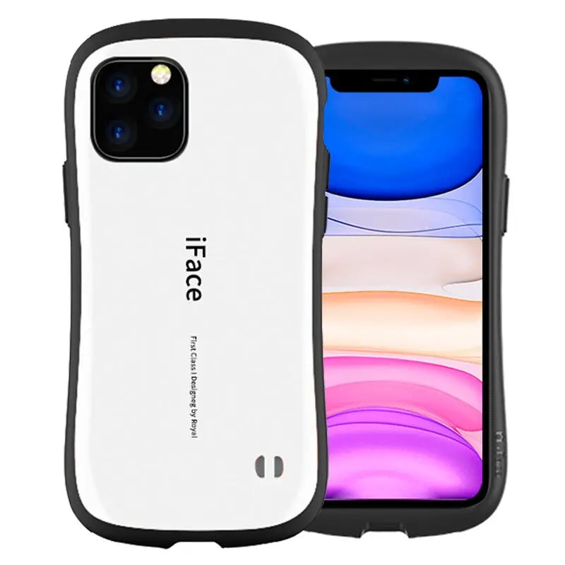 Bumper Shockproof Color iFace Case For iphone 16 15 14 13 12 11 pro Anti-falling hard Cover For iPhone X XR XS Max 7 8 SE 2 Capa
