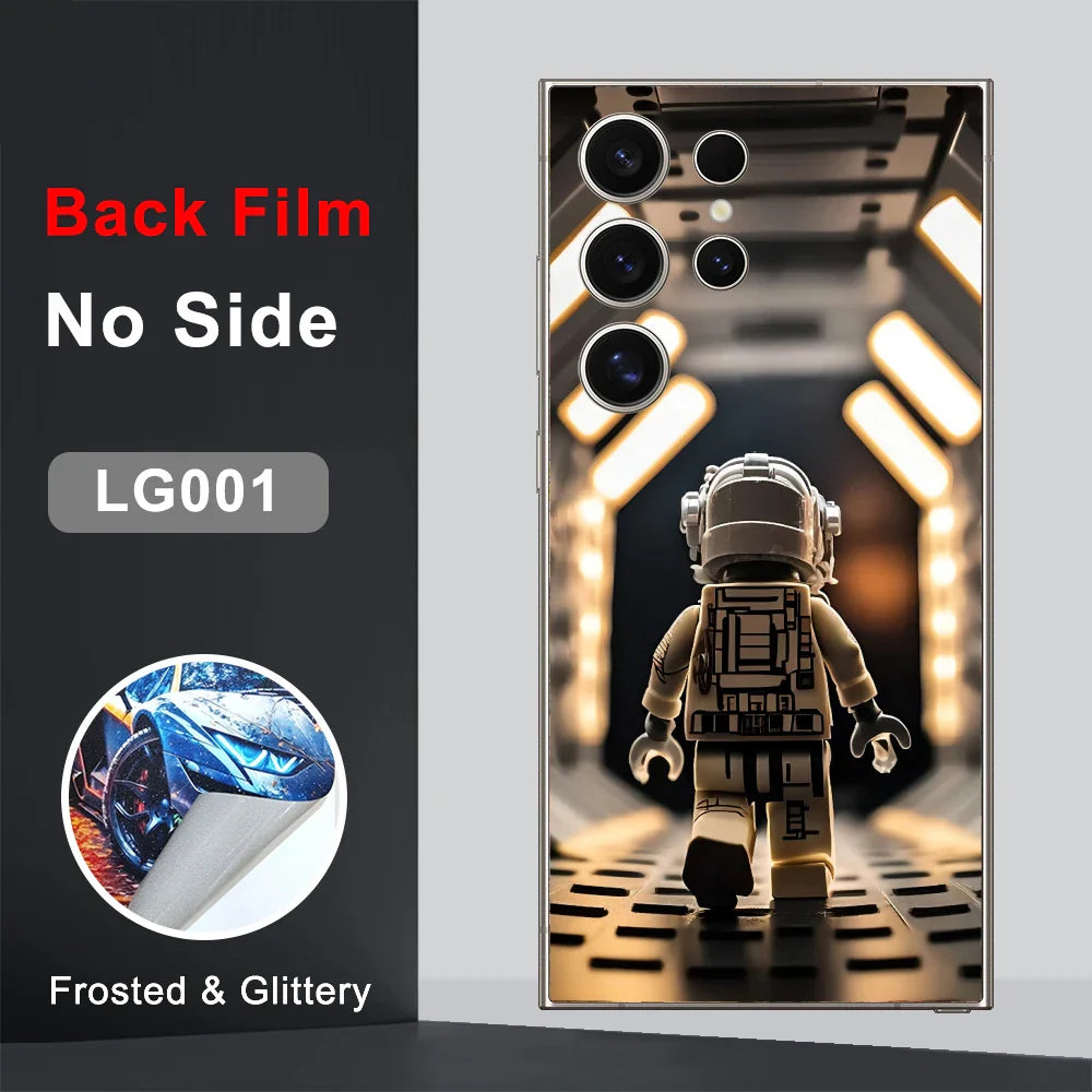 CASEKiTTY Skin Sticker For Galaxy S24 Ultra Back Film Samsung S23 FE S22 S21 Plus Protective Decal Wrap Back Screen Protector