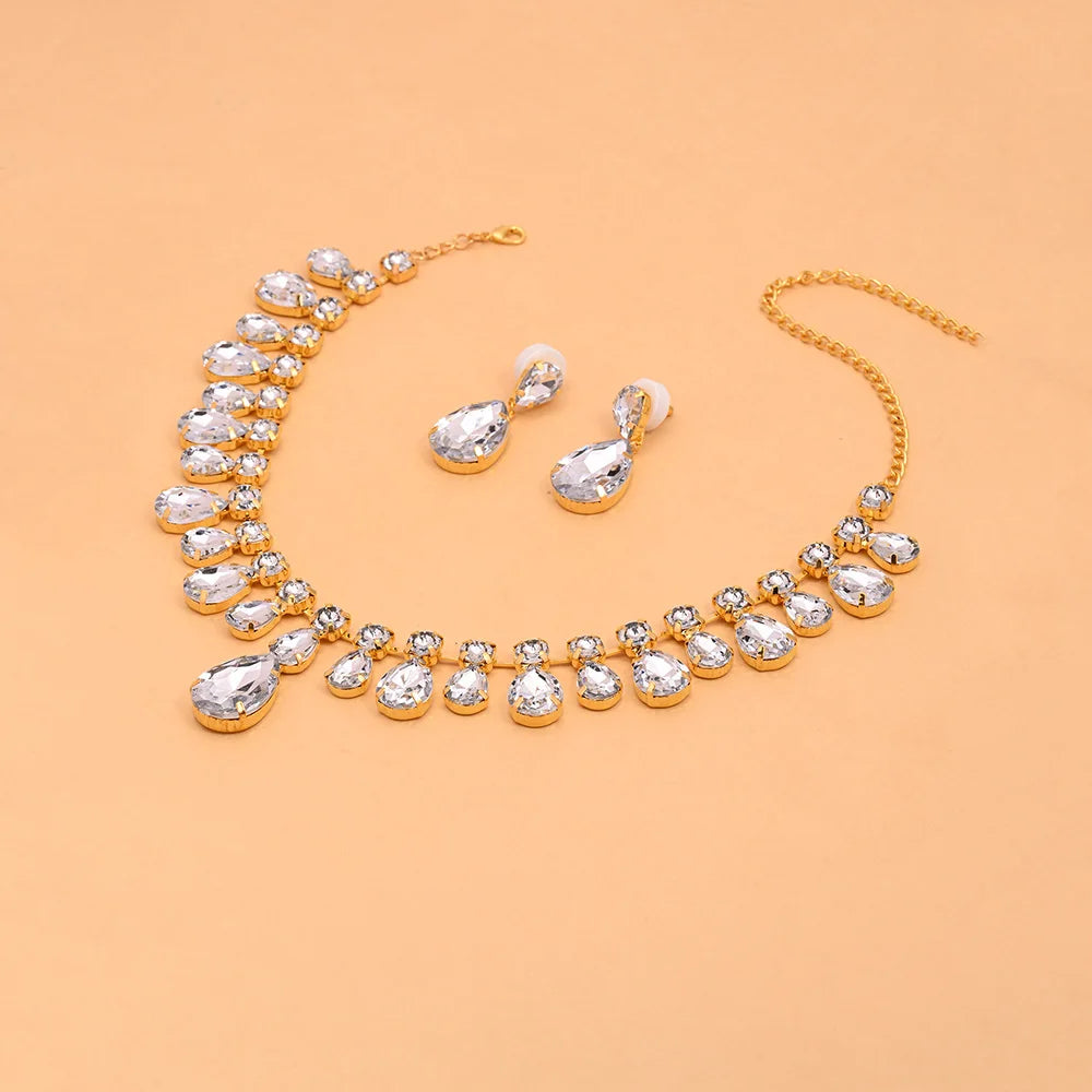 Teardrop Necklace & Earring Set