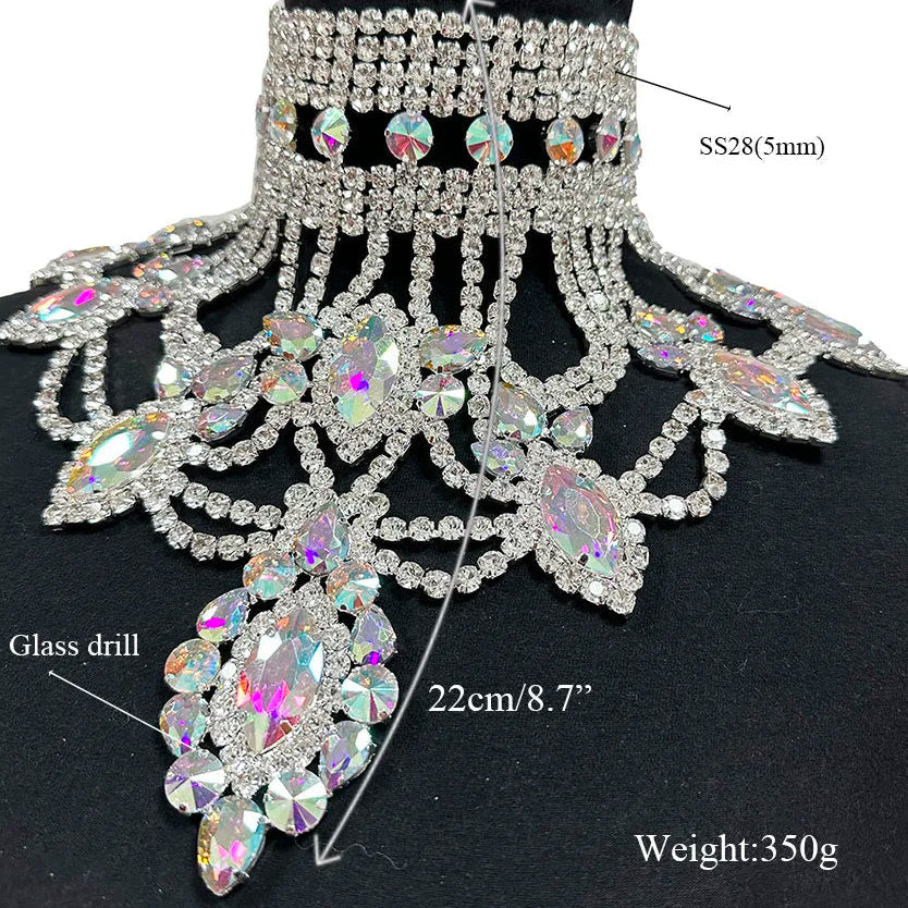Rhinestone Pendant Necklace