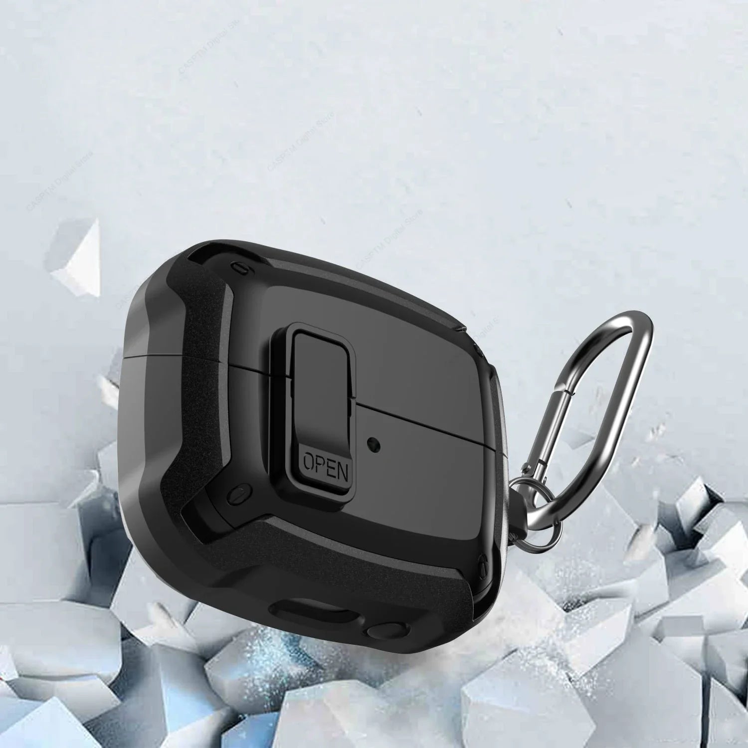 Security Lock Cover for Samsung Galaxy Buds 3 Pro Buds3 buzz 3 Pro Case Shockproof Funda For Samsung Buds 3 Pro Sleeve With Hook