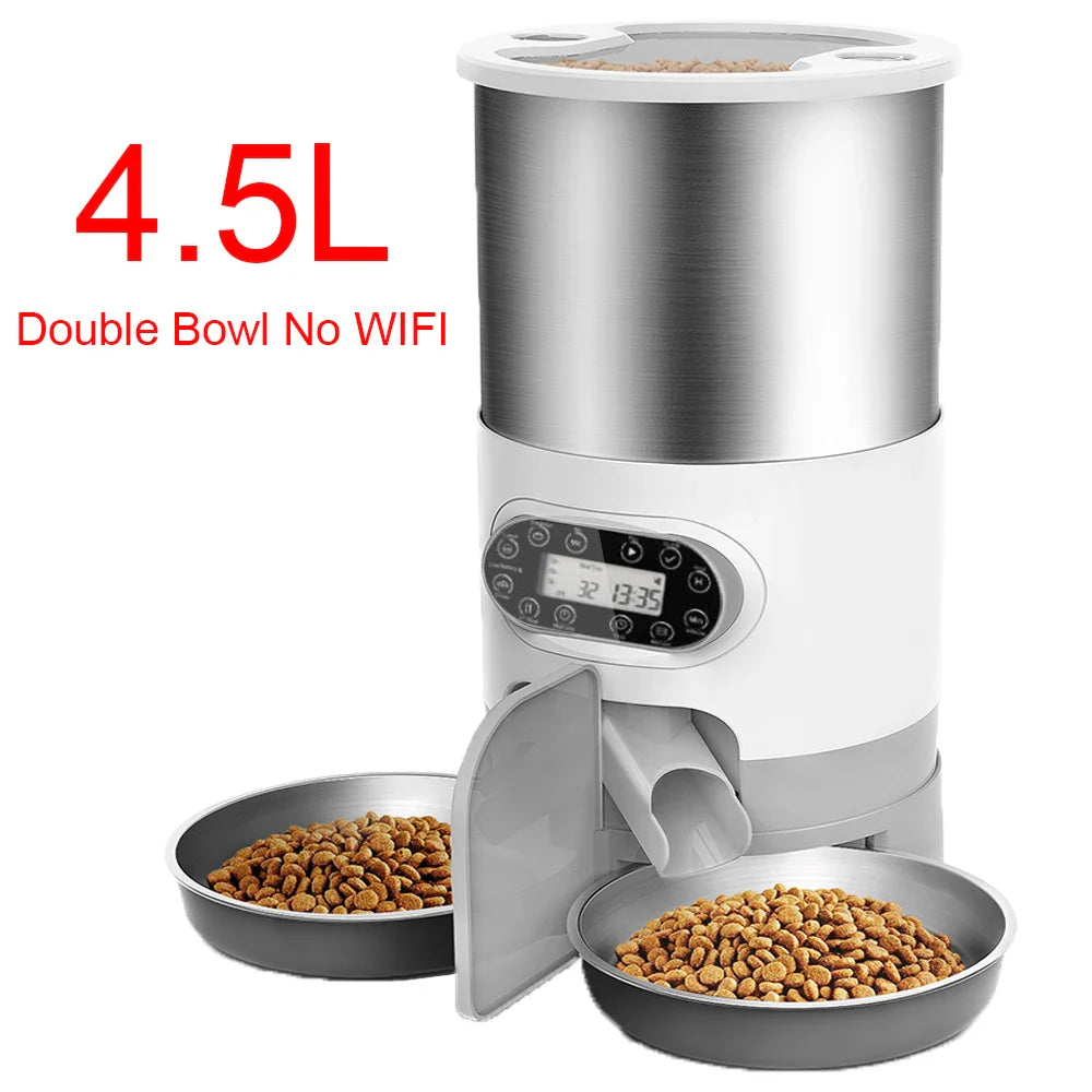 Tuya Smart APP Pet Feeder Cat Dog Food Dispenser Suitable For Small And Medium-Sized Cats And Dogs Mobile Phone Remote Feeding