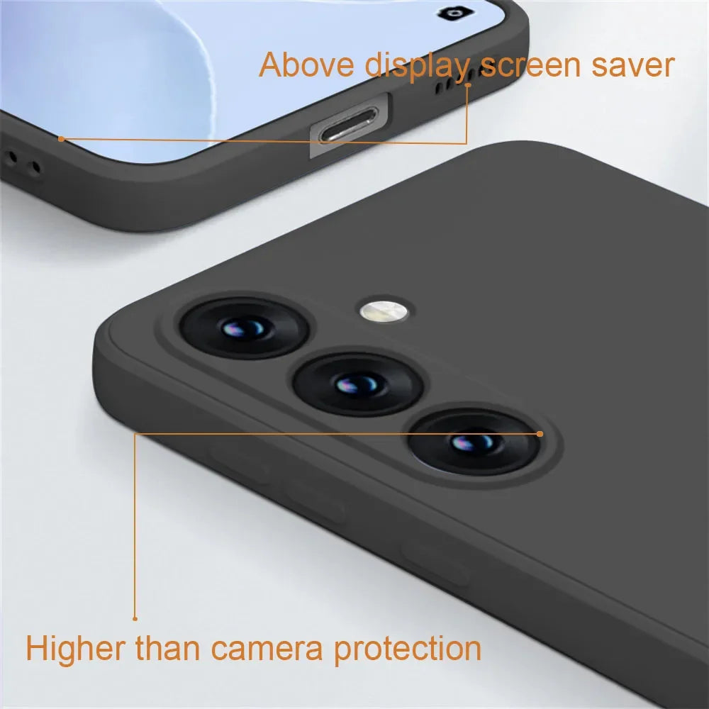 Liquid Silicone For Magsafe Magnetic Case For Samsung Galaxy S24 S25 Ultra S23 Plus S22 S21FE funda Wireless Charge Soft Cover