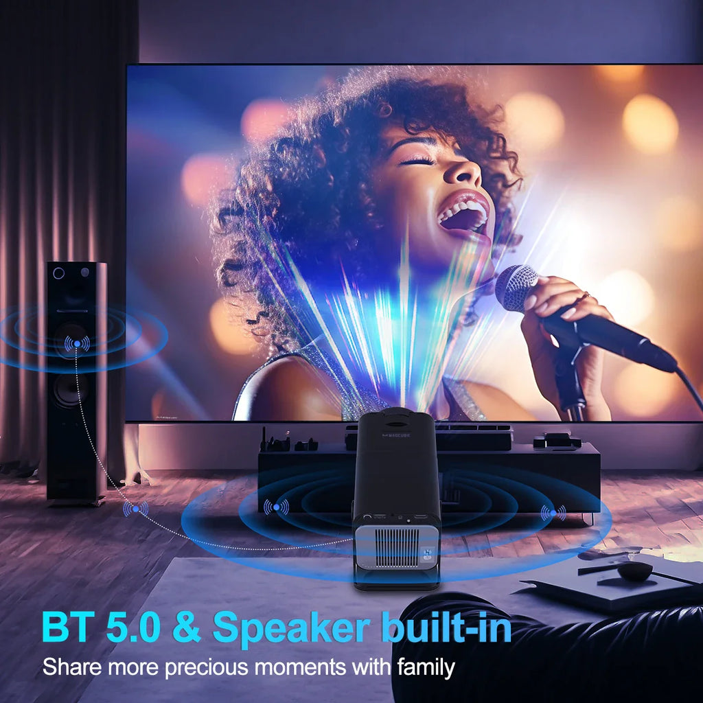 Magcubic 4K Native 1080P Android 11 Projector 390ANSI HY320 Dual Wifi6 BT5.0 Cinema Outdoor Portable Projetor Upgrated HY300