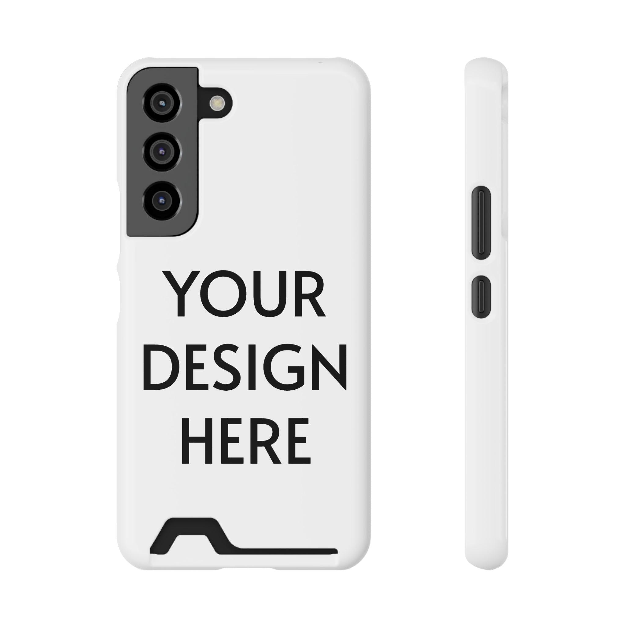 Custom Phone Case with Card Holder for Samsung – Premium Protection, Slim Design, Convenient Storage for Cards and Cash