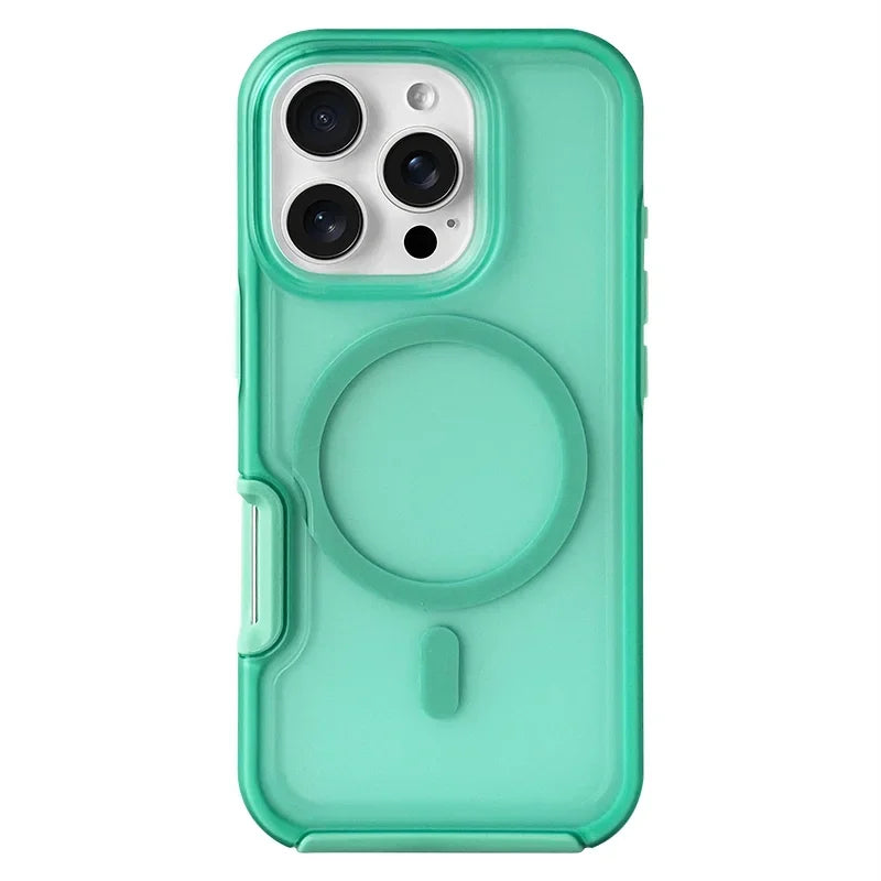 Luxury Candy Wireless Charge Magsafe Matte Phone Case For iPhone 11 12 13 14 15 16 Pro Max Plus Magnetic Bumper Cases Cover