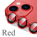 Camera Lens Protector For iPhone 11 12 13 14 15 Pro Max Mini 9H Tempered Glass Screen Protector Cover Film 14/15 Plus Metal Ring