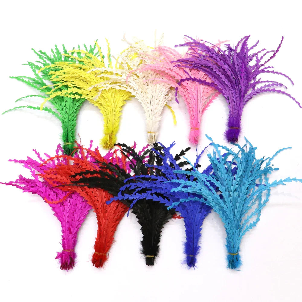 Multicolor Natural Rooster Feather