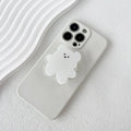 Acrylic Material Cartoon Cute Bear Design Phone Holder Foldable Grip