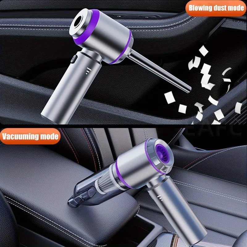 Portable Handheld Vacuum 30000Pa Cordless Car Vacuum Cleaner With Brushless Motor 4 In 1 For Keyboard, Home, Pet And Car