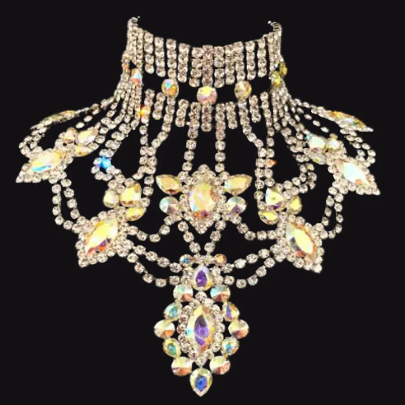 Rhinestone Pendant Necklace