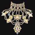 Rhinestone Pendant Necklace