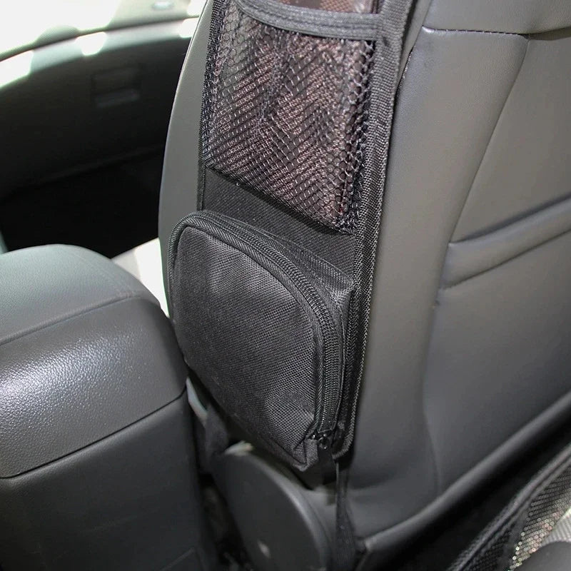 Car Seat Organizer Auto Seat Side Storage Hanging Bag Multi-Pocket Drink Holder Mesh Pocket Car Styling Organizer Phone Holder