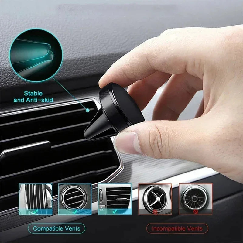 Universal Magnetic Car Mobile Phone Holder Car Air Vent Mount Magnet Smartphone Stand