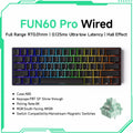 MONSGEEK FUN60 PRO&MAX HE Machanical Keyboard Magnetic Switch 60% Wireless Gaming Keyboard Rapid Trigger 8K ARGB Custom Keyboard