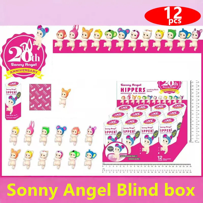 Sonny Angel Hippers Animal Blind Box Series Healing Trendy Car Mobile Phone Ornaments Dumplings Children'S Toys Christmas Gift