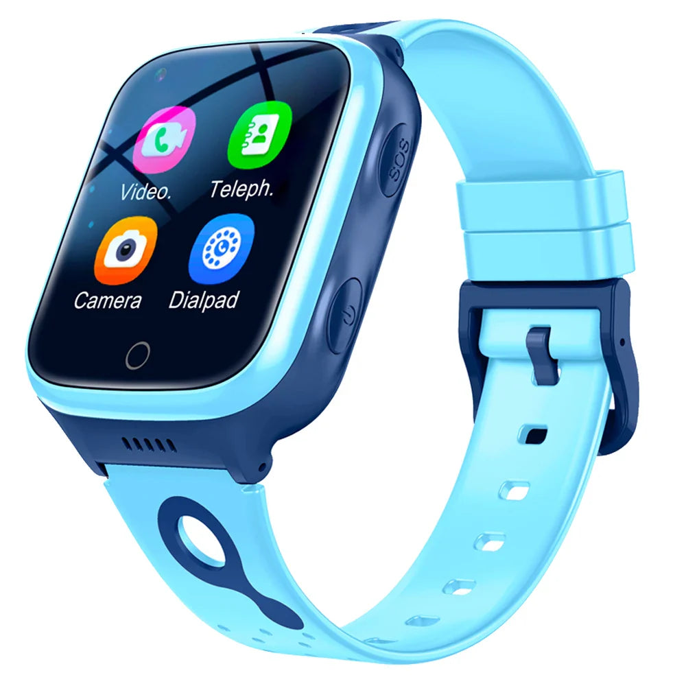 4G Kids Smart Phone Watch With 1000mAh Big Battery Video Call GPS SOS Location Call Back Monitor Smart Clock Children Gifts