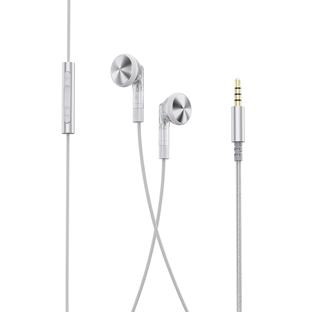 FiiO FF1 3.5mm HIFI Music Wired Bass Earbud 14.2mm Dynamic HD Microphone Earphone for Gaming Meeting Video