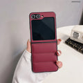 Fashion Down Jacket Air Cushion Case for Smausng Z Fold 6 Flip 6 Fold 5 4 3 ins Leather Shockproof Cover Galaxy Z Flip 5 4 3