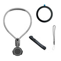 Magnetic Neck Holder Mount for Actions Cameras/Phones 360 Degree Adjustables Angle Neck Phone Mount for Vlogging