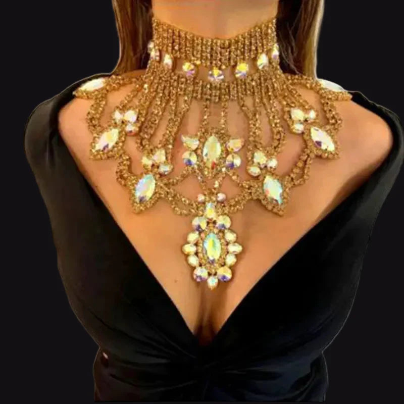 Rhinestone Pendant Necklace