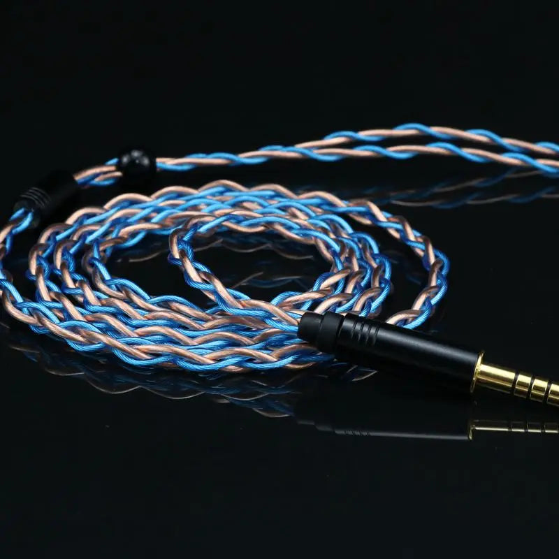 XINHS A04 4 strands Graphene+7N Pure Copper Hybrid Upgrade Cable