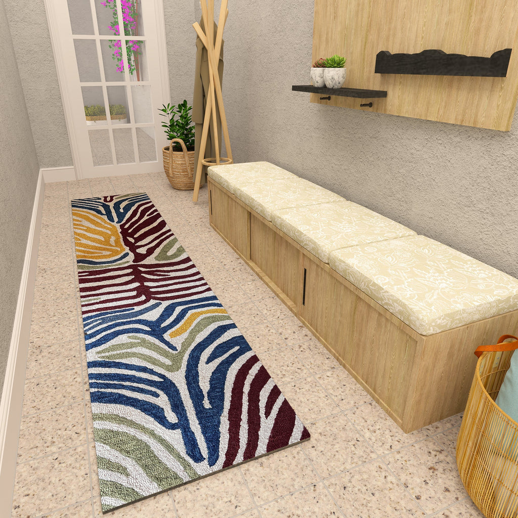 Premium Hand-Tufted Rug Made of 100% Wool  - Savanna - 2x6 Feet