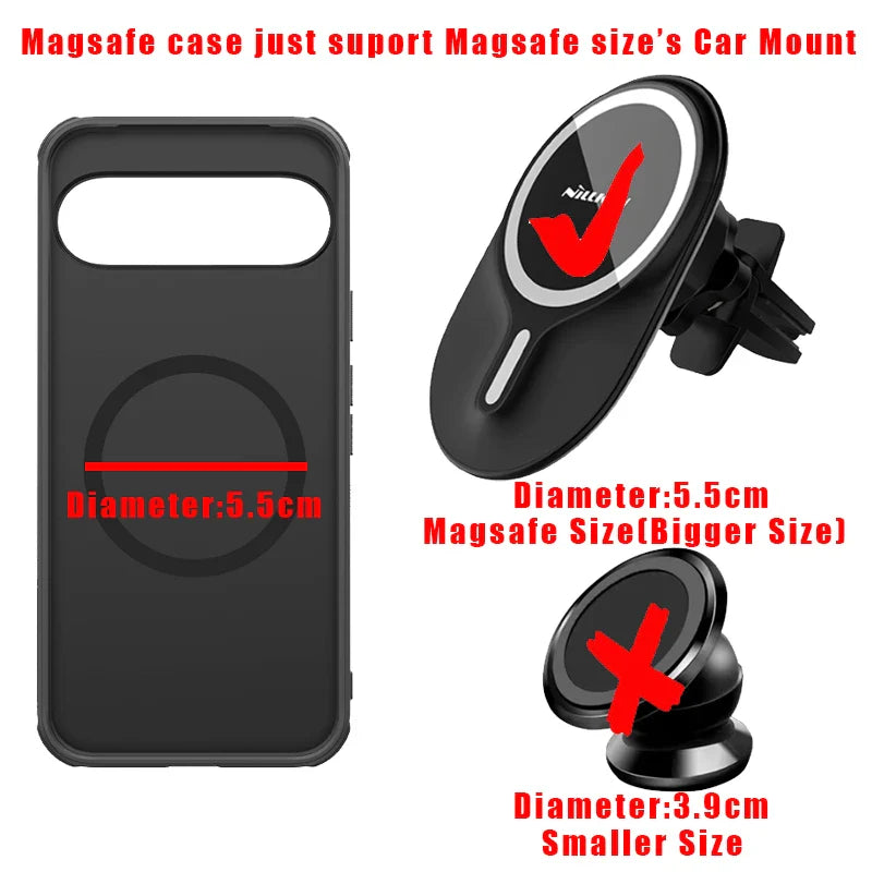 Nillkin for iPhone 17 Pro Max / 17 Air Case Magnetic Frosted Pro Magsafe Matte Full 360 Soft Frame Back Cover For iPhone 17