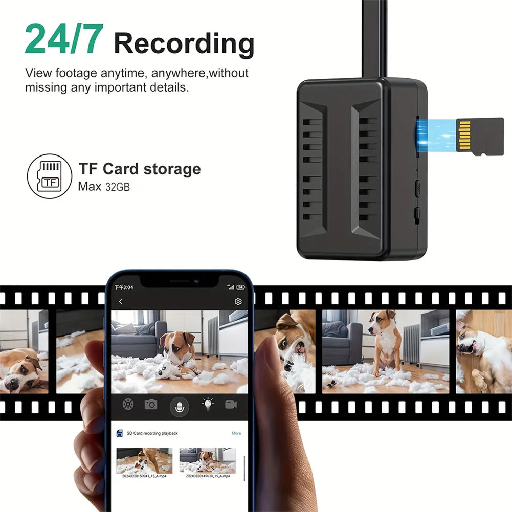 Mini WiFi Motion Detection Surveillance Security Camera Remote Monitoring HD 1080P Home Wireless Camera for Indoor Baby Dog Cat