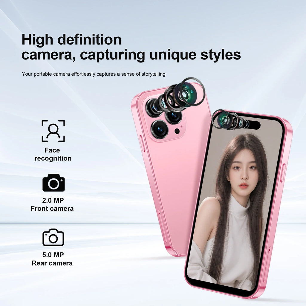 SERVO S16 Mini 4G LTE Cute Smartphone Android 12.0 OS 2/3GB RAM 16/64GB ROM Google Play 4.0" Display Small Pocket Mobile Phones
