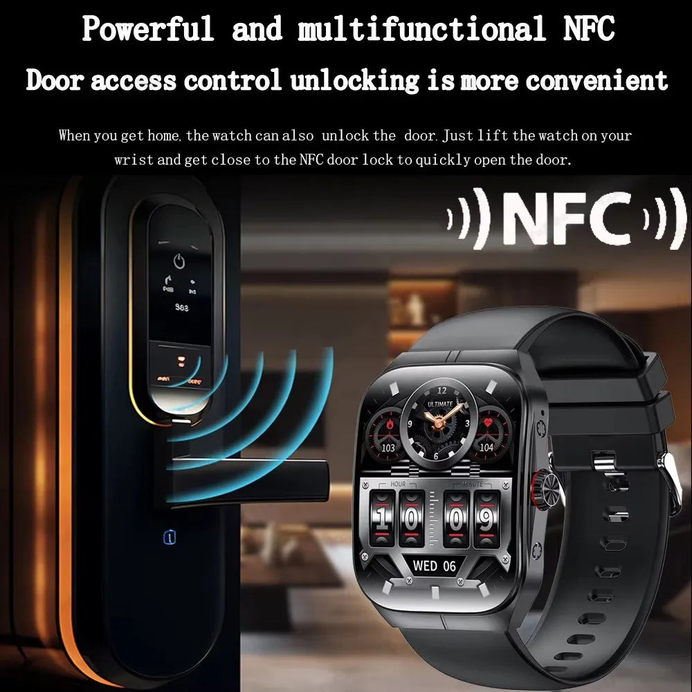 2025 New HD  AMOLED screen For OPPO Watch 4 Pro Sports Smart Watches Men GPS Track Waterproof Bluetooth Call NFC Smart Watch