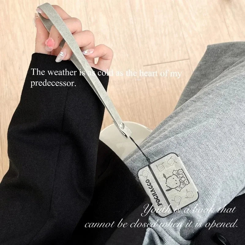 Pochacco Cute Earphone Case Is Suitable for AirPods 1 2 3 Pro and Pro2 AirPods 4 with A Drawstring for Easy Carrying